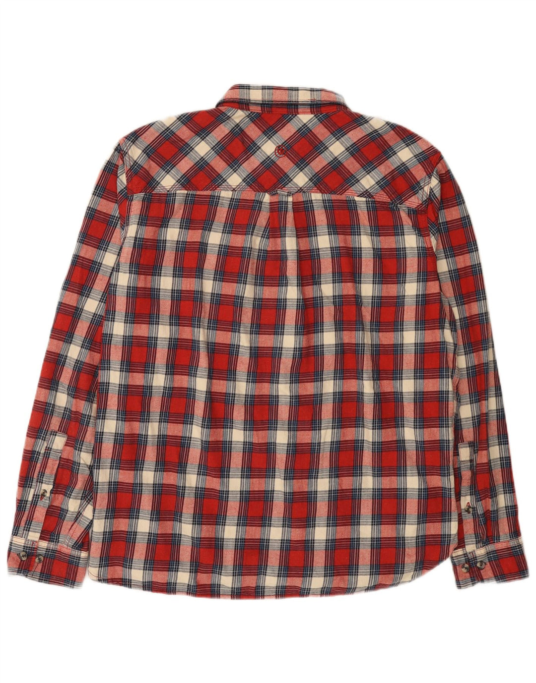Fat Face Mens Regular Fit Flannel Shirt XL Red Check Cotton