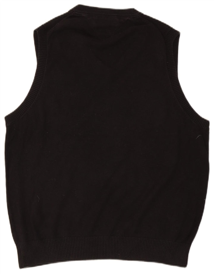 Tommy Hilfiger Hombre Chaleco Camiseta Sin Mangas Mediano Negro