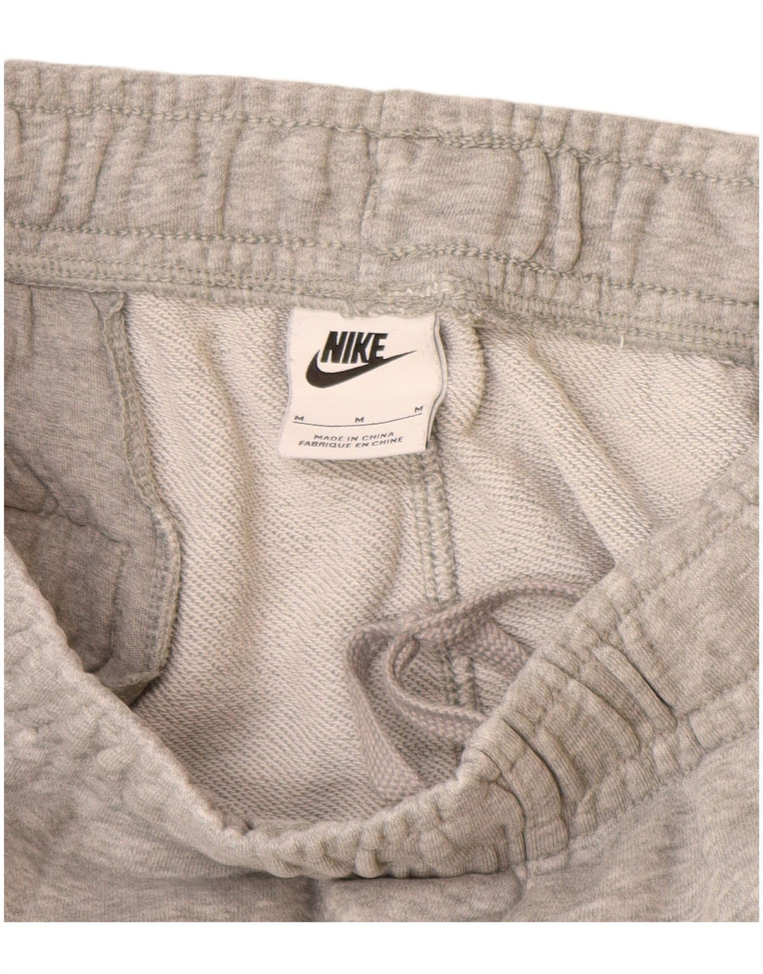Pantaloni da tuta da uomo Nike Joggers in cotone chiazzato grigio medio