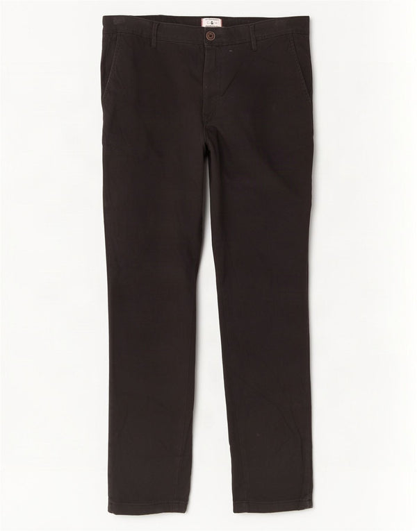 Calça Chino Masculina Slim Jack & Jones W34 L32 Algodão Preto