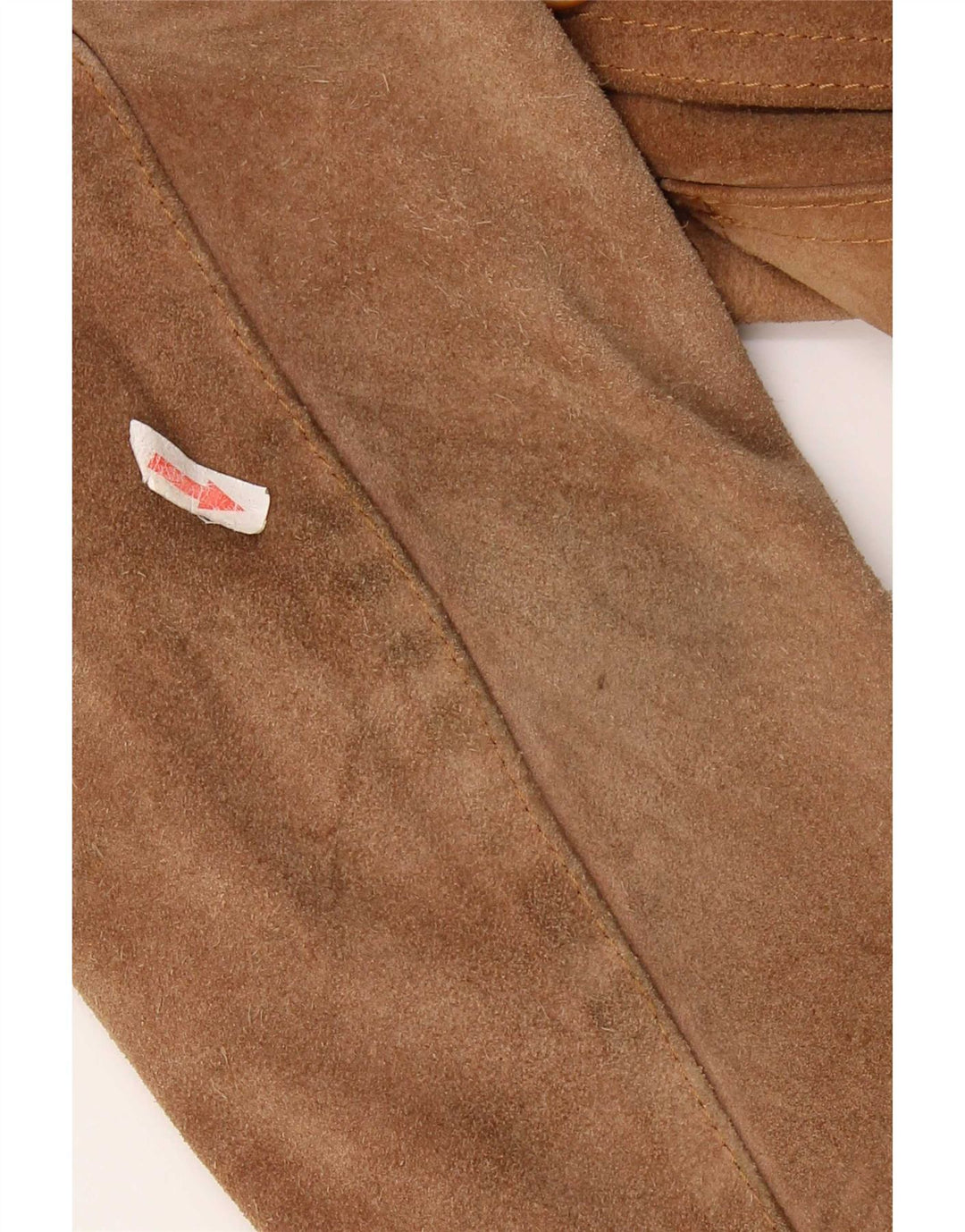 Giubbotto bomber vintage in pelle scamosciata da uomo IT 52 XL in pelle marrone