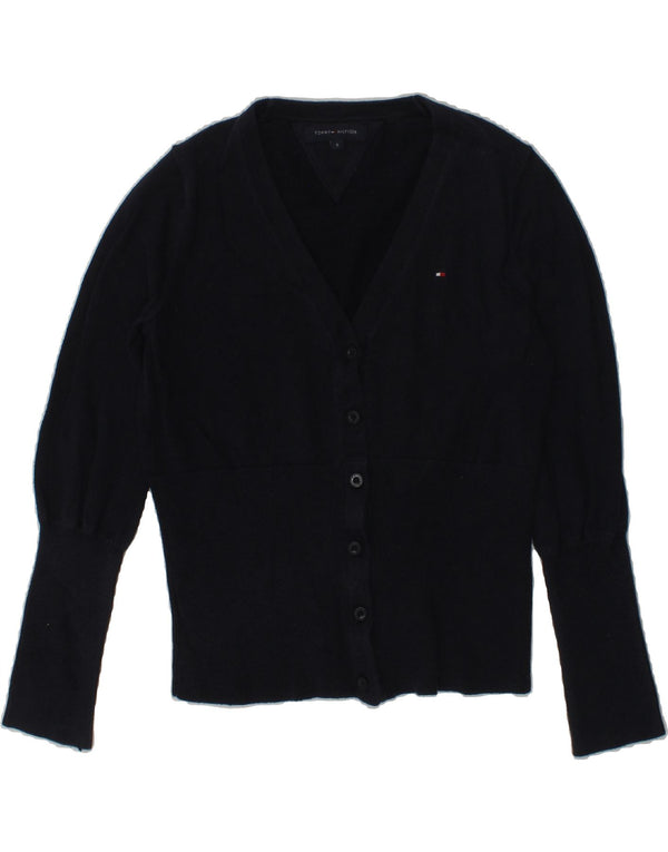 TOMMY HILFIGER Maglione Cardigan Bambina 7-8 Anni Cotone Blu Navy