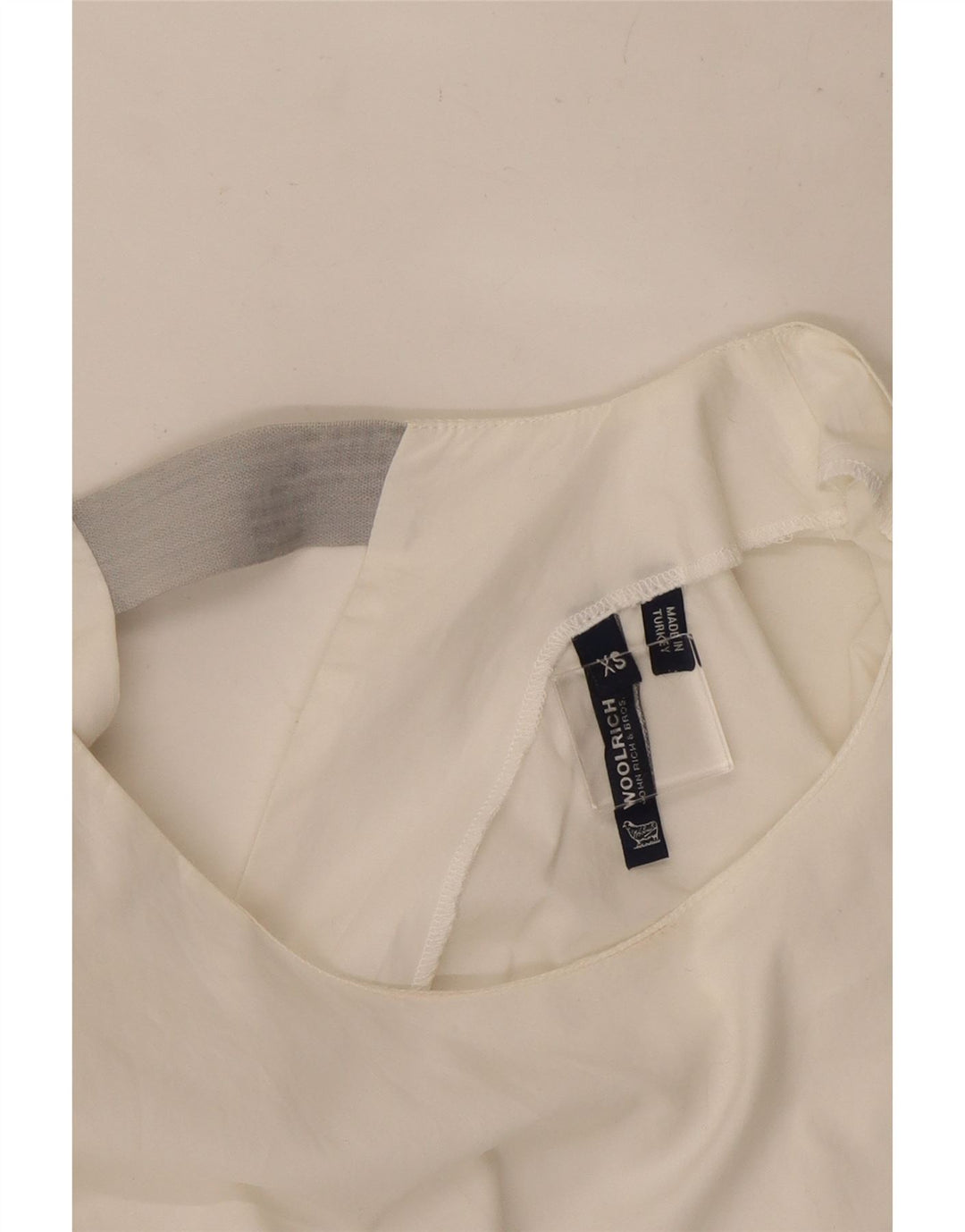 Woolrich Womens Oversized Sleeveless Shift Dress UK 6 XS White