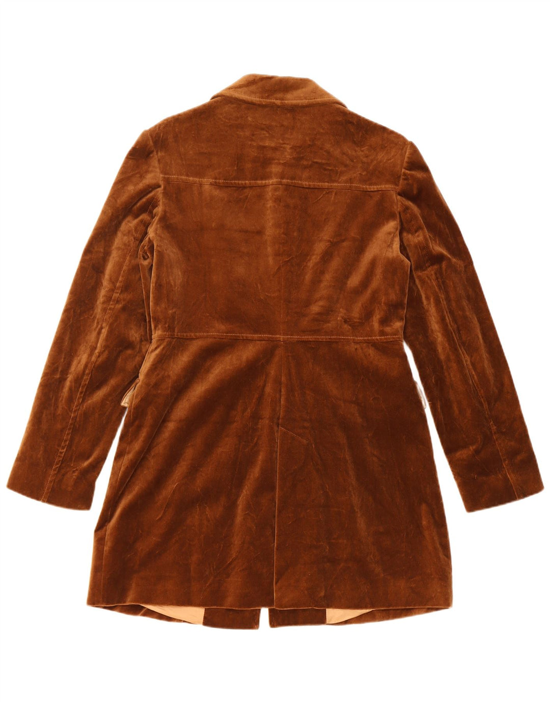 Soprabito in velluto da donna Zara EU 40 cotone marrone medio