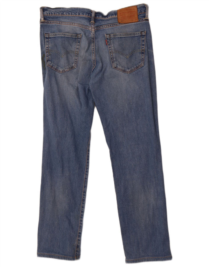Levi's Mens 511 Slim Jeans W34 L29 Blue Cotton