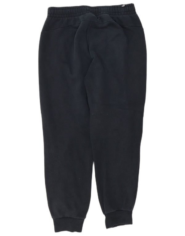 Puma Mens Tracksuit Trousers Joggers Medium Black Cotton