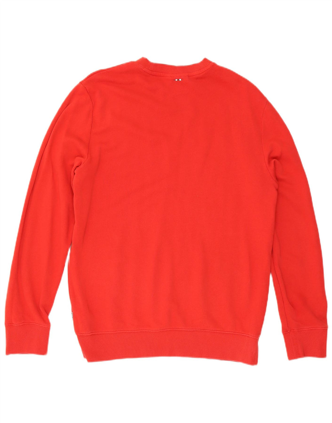 Napapijri Mens Graphic Sweatshirt Jumper Medium Red Cotton