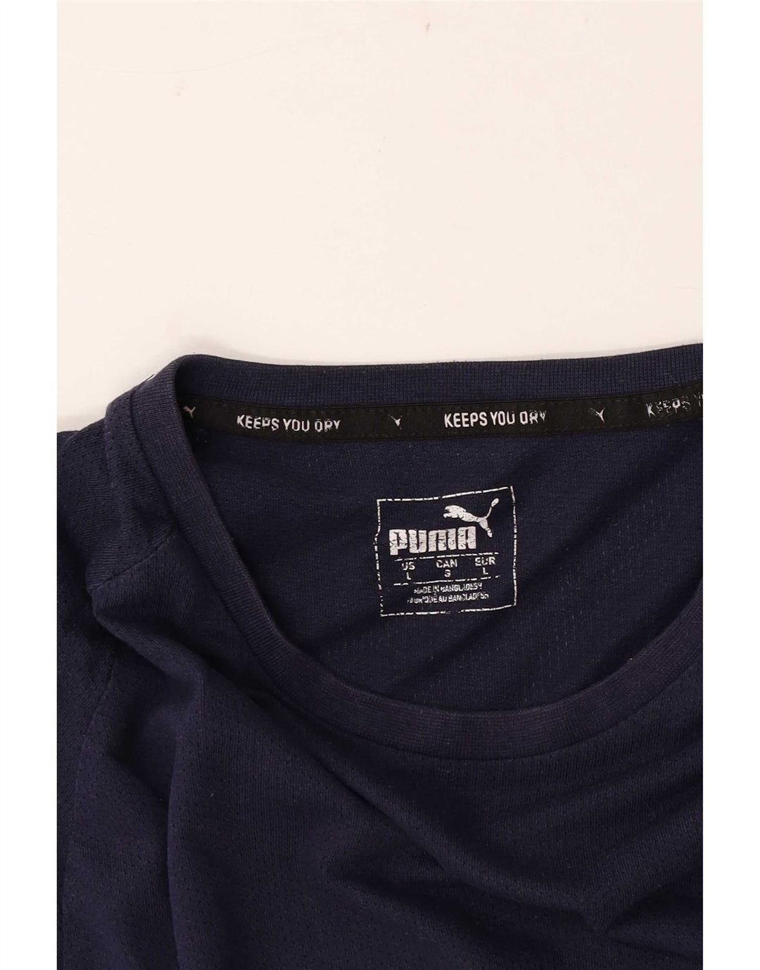 Puma Mens T-Shirt Top Large Navy Blue