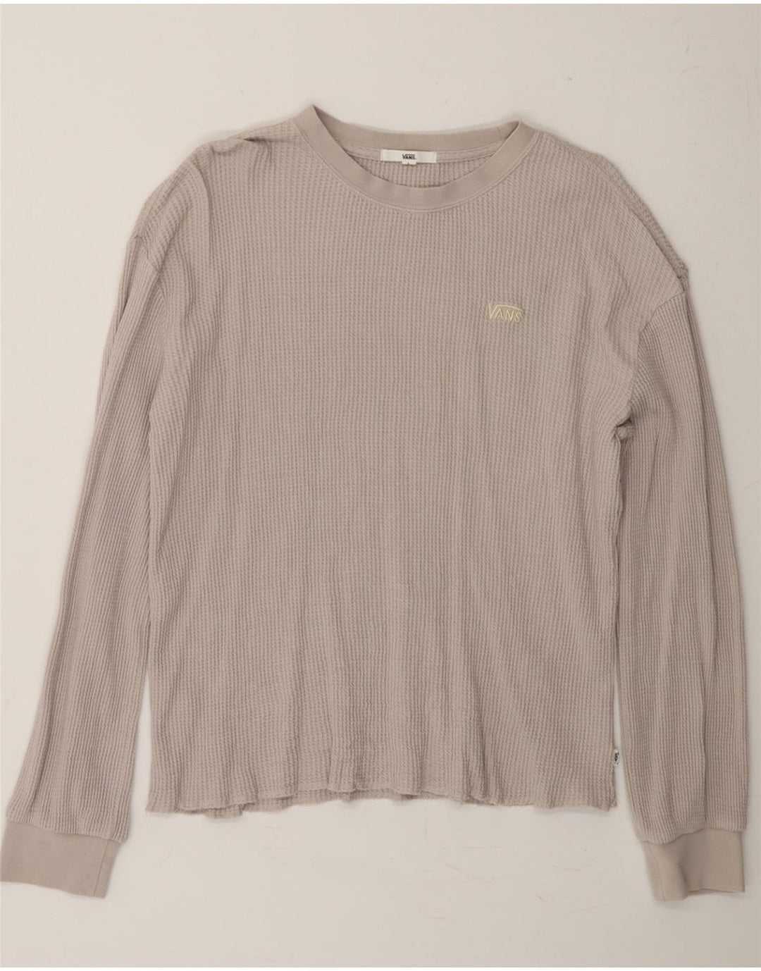 VANS Womens Top Long Sleeve UK 16 Large Grey Cotton Vintage Vans and Second-Hand Vans from Messina Hembry 