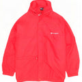 Champion Jungen-Regenjacke mit Kapuze, 7–8 Jahre, Größe S, Rot