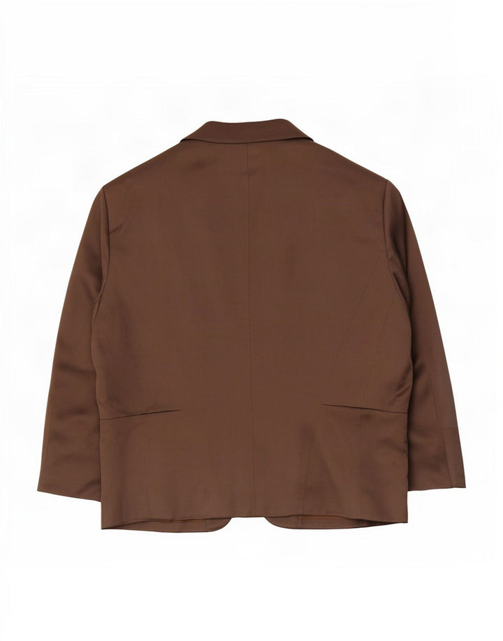 Fenn Wright Manson Veste blazer à manches 3/4 pour femme UK 14 Large Marron