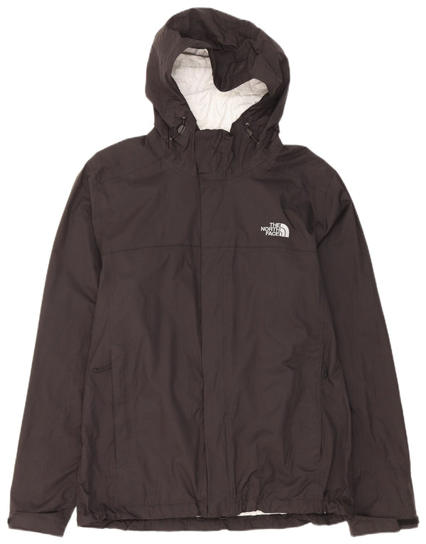The North Face Mens Hooded Rain Jacket UK 40 Large Black