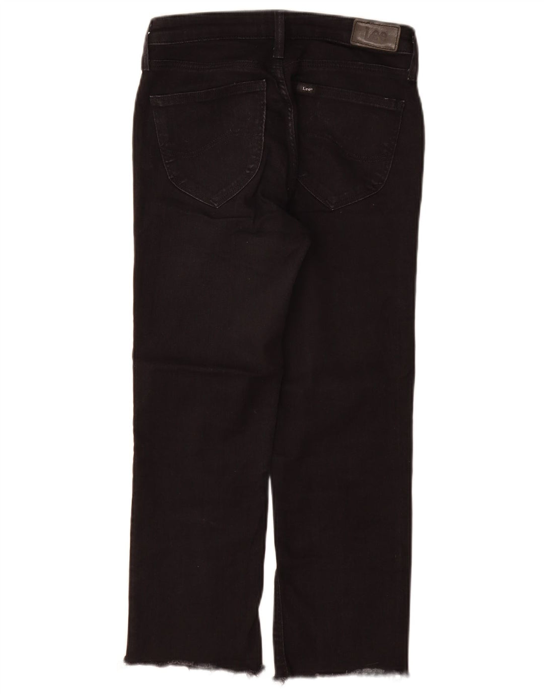 Lee Womens Marion Straight Jeans W27 L25 Black Cotton