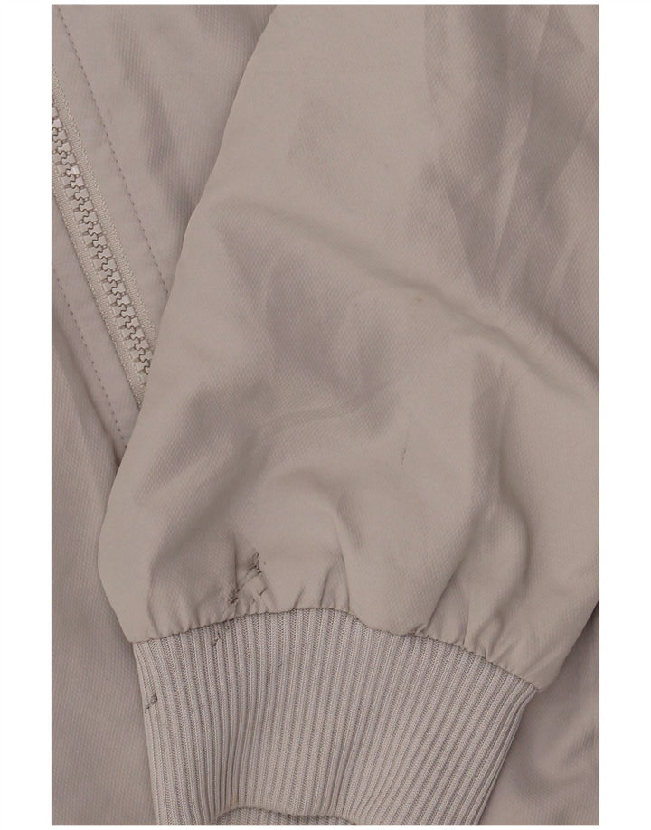 ADIDAS Mens Tracksuit Top Jacket UK 42/44 Large Grey Colourblock Polyester