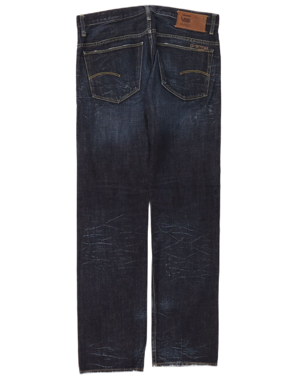 Jeans dritti da uomo G-Star 3301 W34 L34 Blu navy