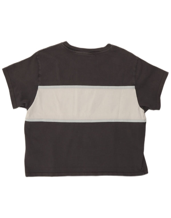 Levi's Camiseta extragrande con gráfico para mujer UK 10 Small Grey Colourblock