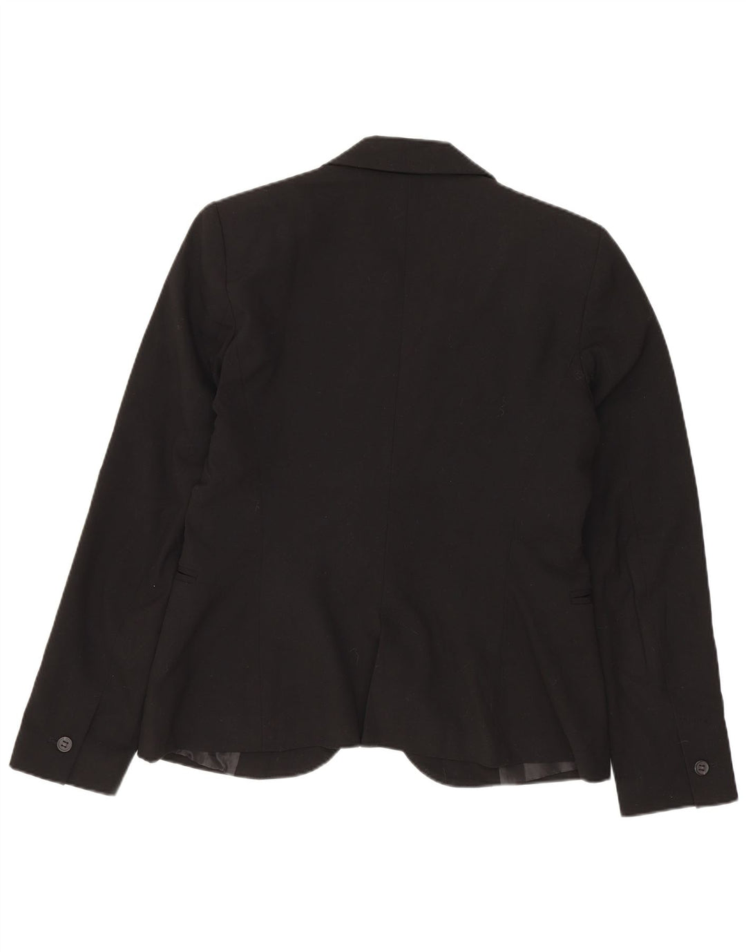 Zara Womens 1 Button Blazer Jacket EU 38 Small Black