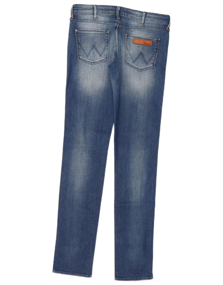 Wrangler Womens Molly Slim Jeans W28 L34 Blue Cotton