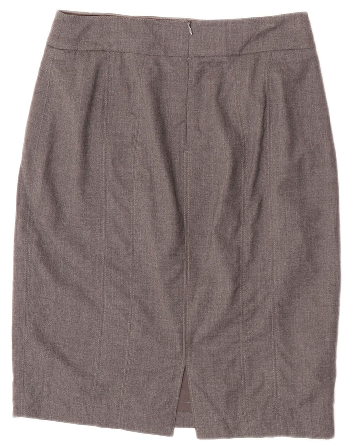 Armani Collezioni Womens Pencil Skirt IT 42 Medium W28 Grey