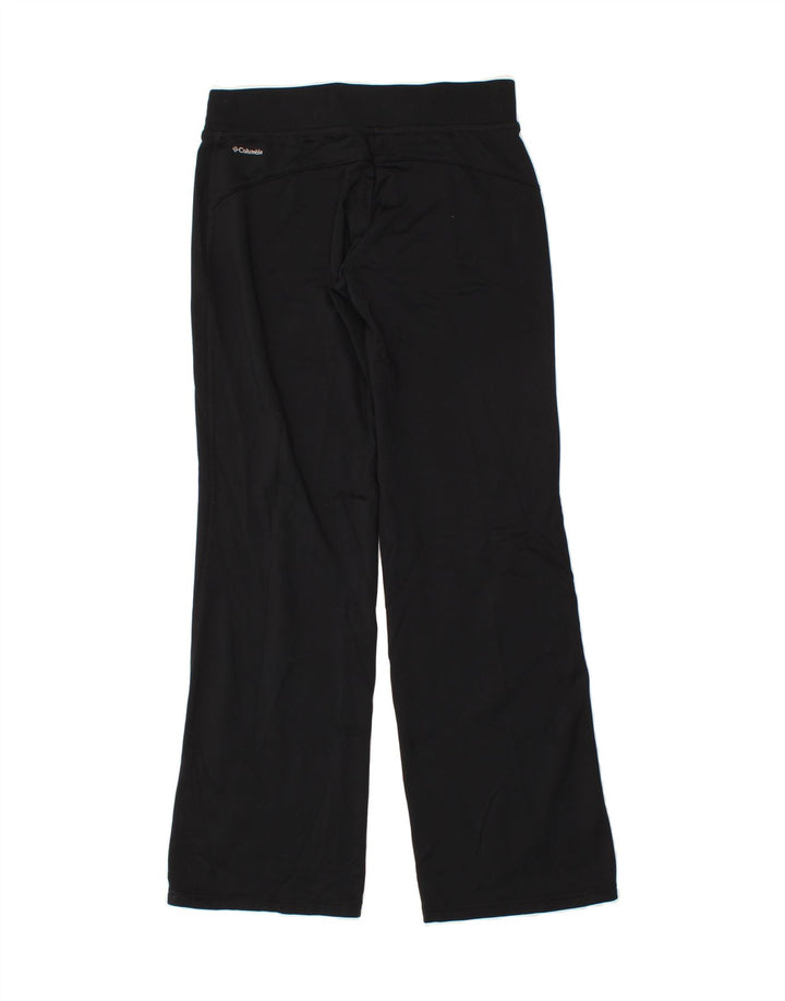 COLUMBIA Womens Tracksuit Trousers UK 14 Large  Black Polyester Vintage Columbia and Second-Hand Columbia from Messina Hembry 