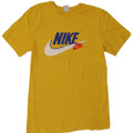 Nike T-shirt graphique pour homme en coton jaune petit