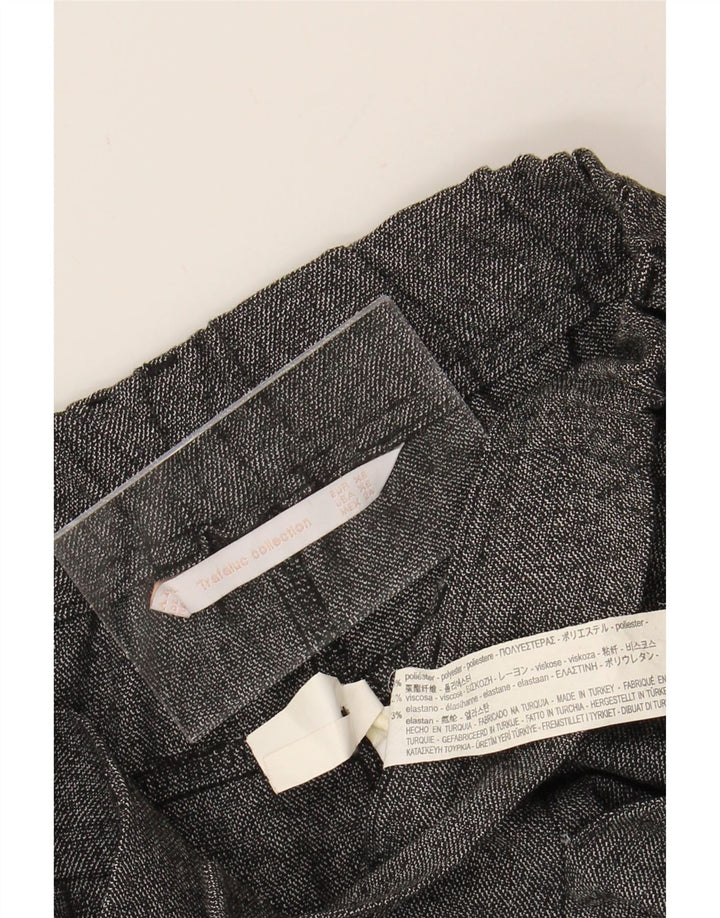 ZARA Womens Slim Casual Trousers XS W24 L23 Grey Polyester Vintage Zara and Second-Hand Zara from Messina Hembry 