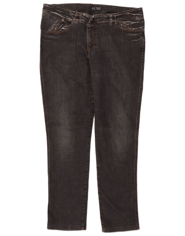 Blugi skinny pentru bărbați Armani W33 L30 bumbac gri