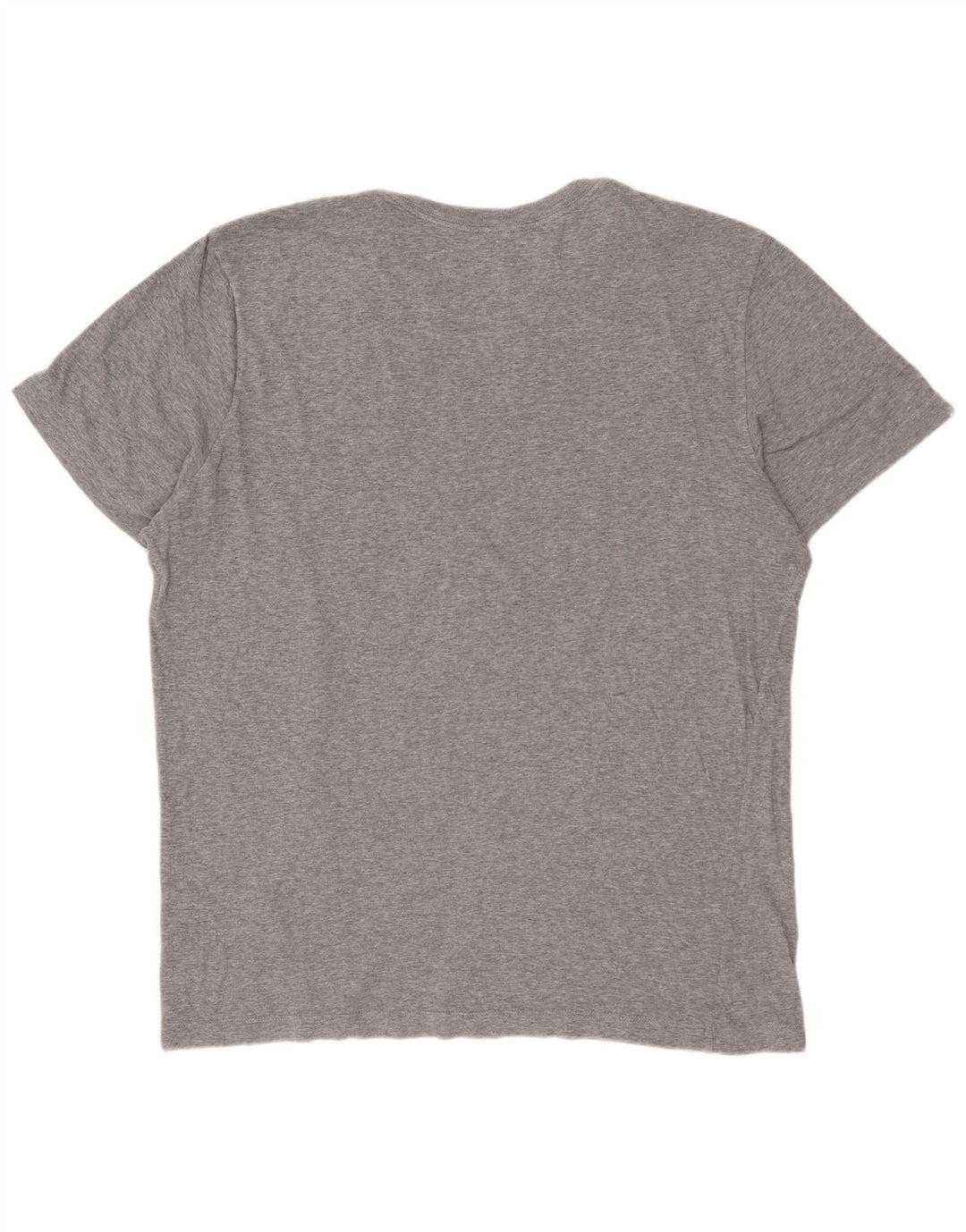 NIKE Mens Graphic T-Shirt Top Large Grey Cotton