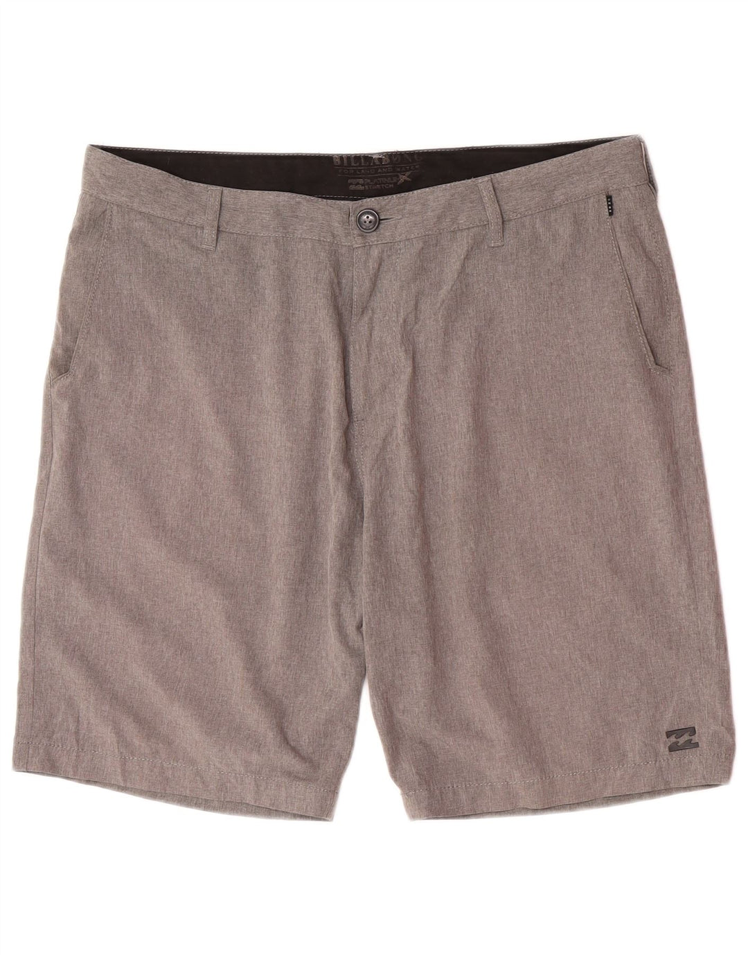 Billabong Mens Chino Shorts W36 Large Grey Polyester