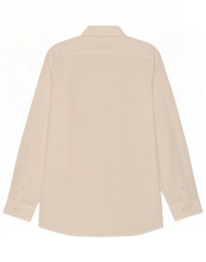 Zara Cămașă pentru bărbați Slim Fit Large White