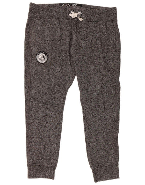 Superdry Pantalon De Survêtement Homme Joggers 2XL Gris Moucheté Coton