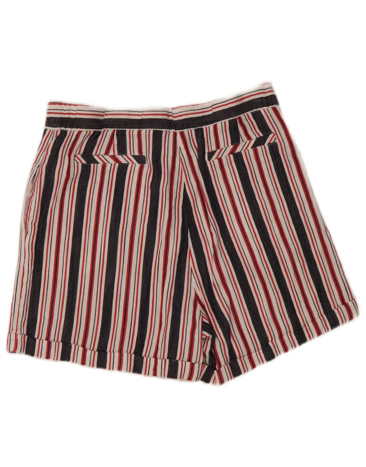 French Connection Womens Chino Shorts UK 8 Small W28 Multicoloured Striped