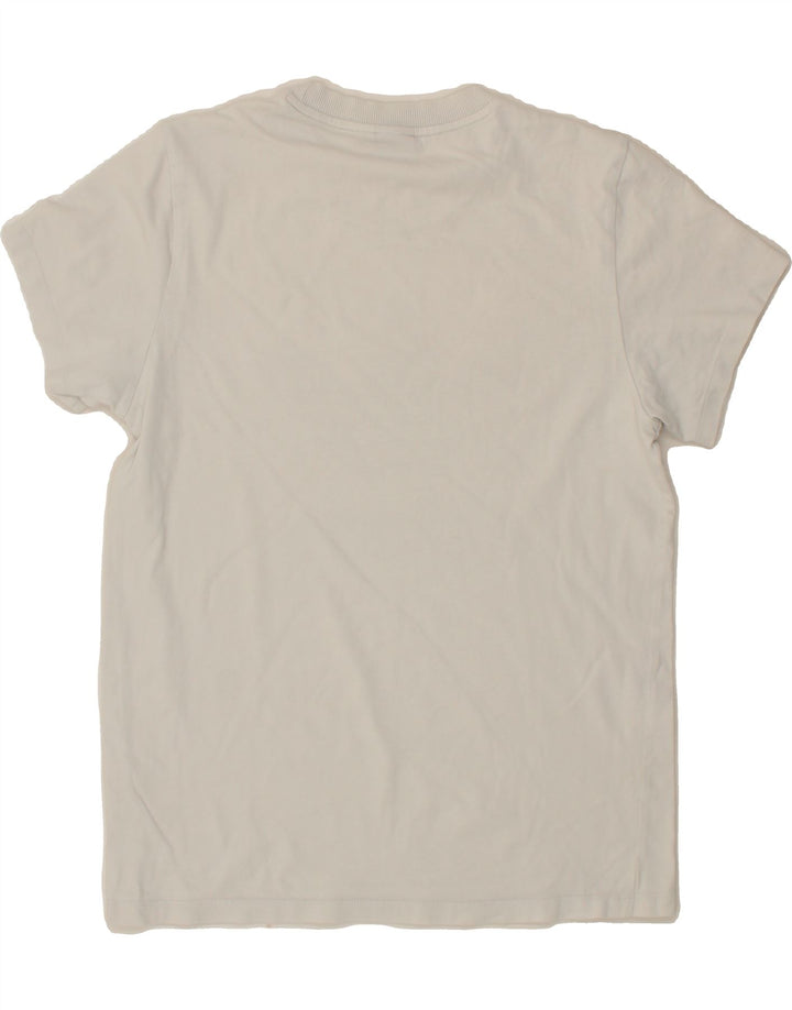ADIDAS Womens Graphic T-Shirt Top UK 12 Medium White Vintage Adidas and Second-Hand Adidas from Messina Hembry 