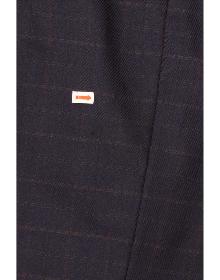 Tommy Hilfiger Herre skræddersyet blazerjakke IT 46 Small Navy Blue Check