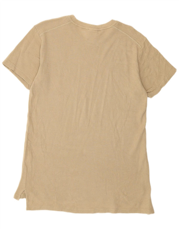 Zara Homme T-Shirt Top Marron Moyen Coton