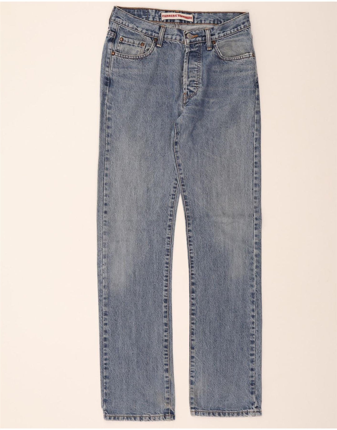 CARRERA Mens Straight Jeans W32 L34 Blue Cotton Vintage Carrera and Second-Hand Carrera from Messina Hembry 