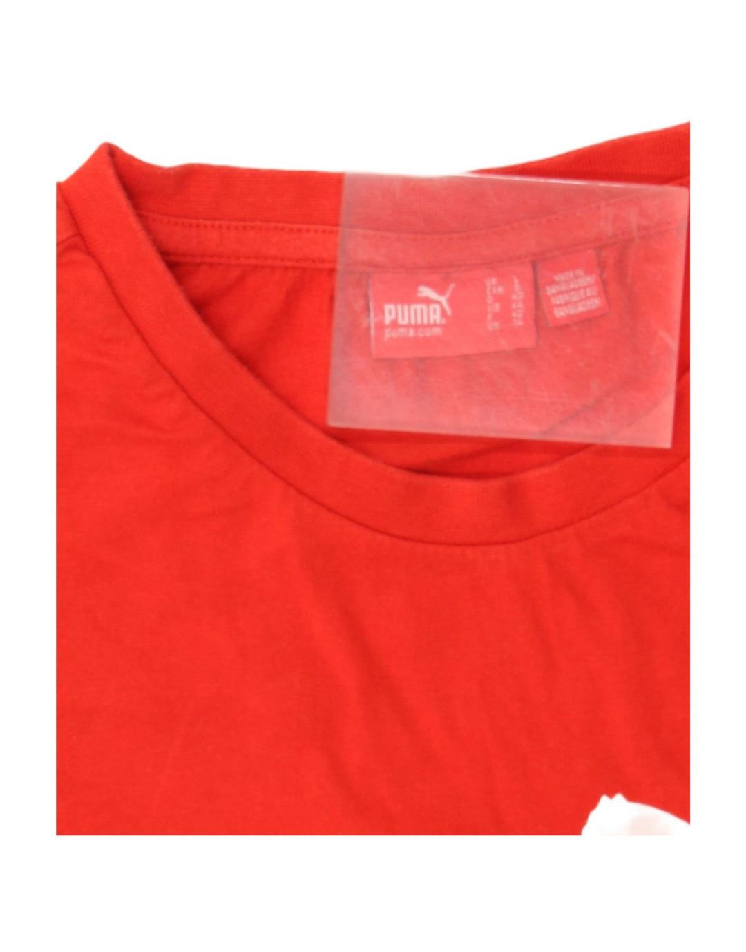 PUMA Womens Graphic T-Shirt Top UK 14 Medium Red