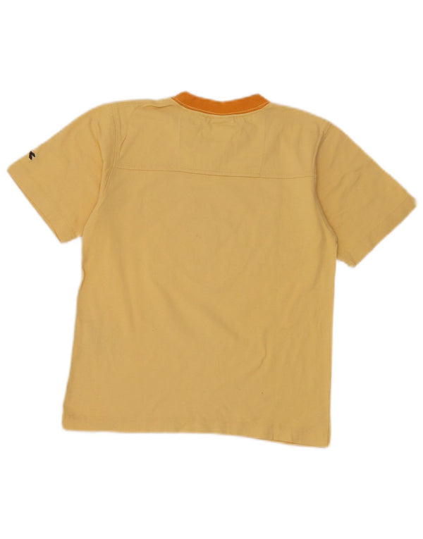 Diadora piger grafisk t-shirt top 7-8 år gul Colourblock