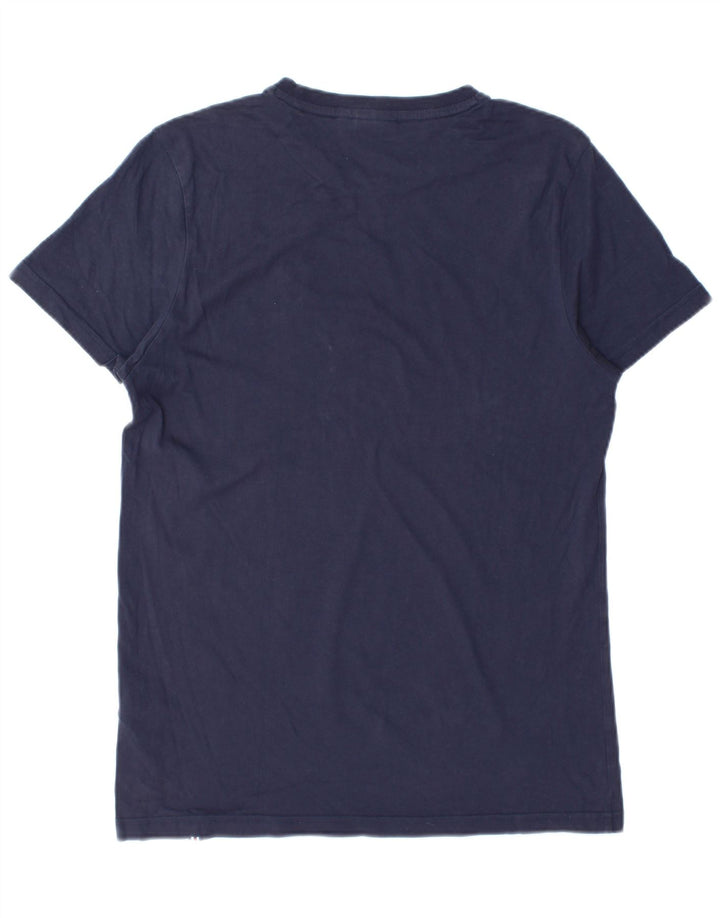 Fila Herren T-Shirt Top Medium Marineblau Baumwolle