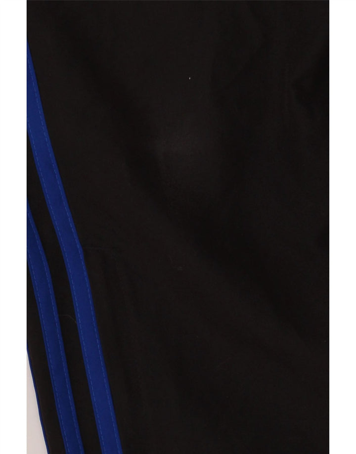 Adidas Mens Tracksuit Trousers Joggers Small Black Polyester