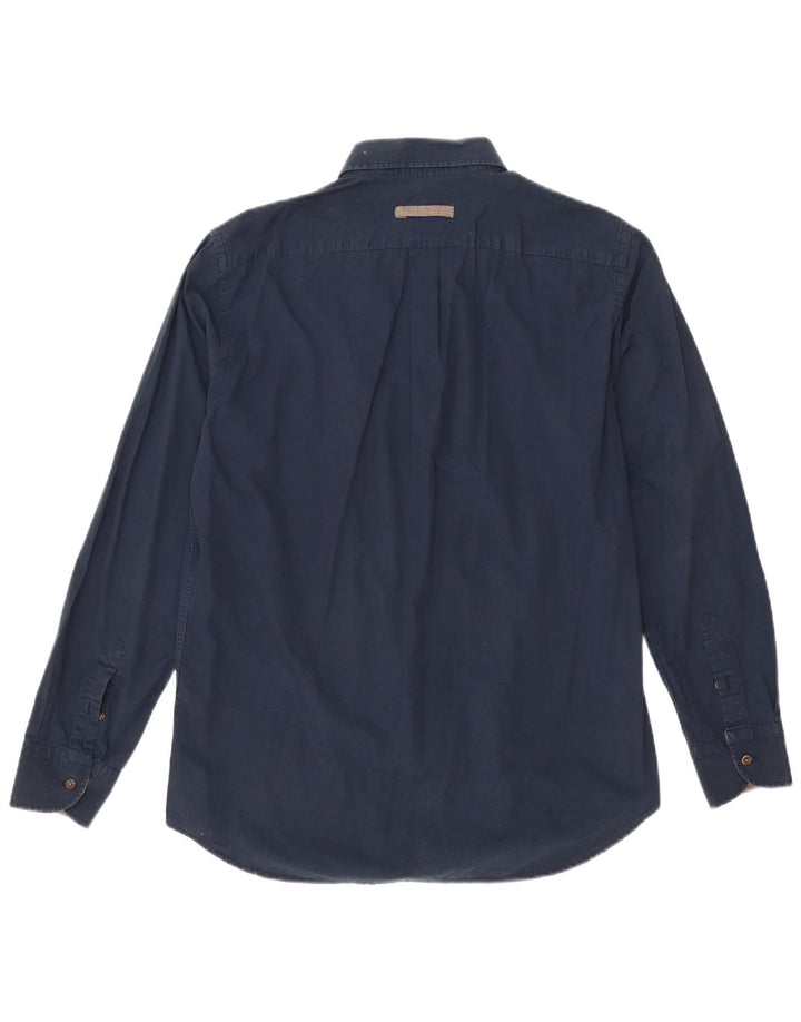 Harmont & Blaine Mens Regular Fit Shirt XL Navy Blue