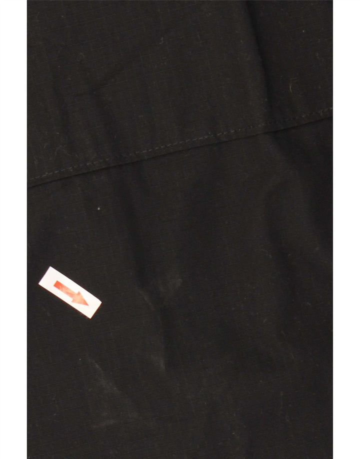 Dickies Mens Straight Cargo Trousers W38 L32 Black Cotton
