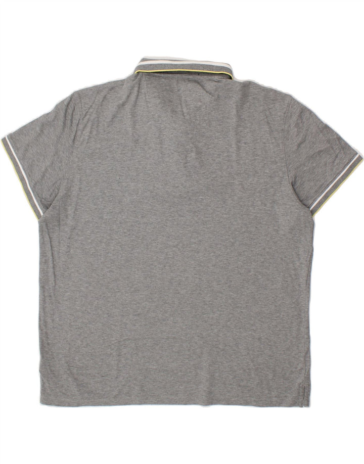 CALVIN KLEIN Mens Polo Shirt XL Grey Cotton Vintage Calvin Klein and Second-Hand Calvin Klein from Messina Hembry 