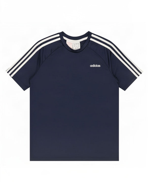Maglietta Adidas Climalite da ragazzo, 13-14 anni, in poliestere blu navy