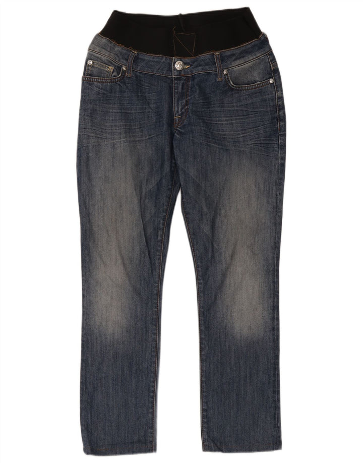 Blugi drepte pentru femei Guess W24 L28 Blue Colorblock