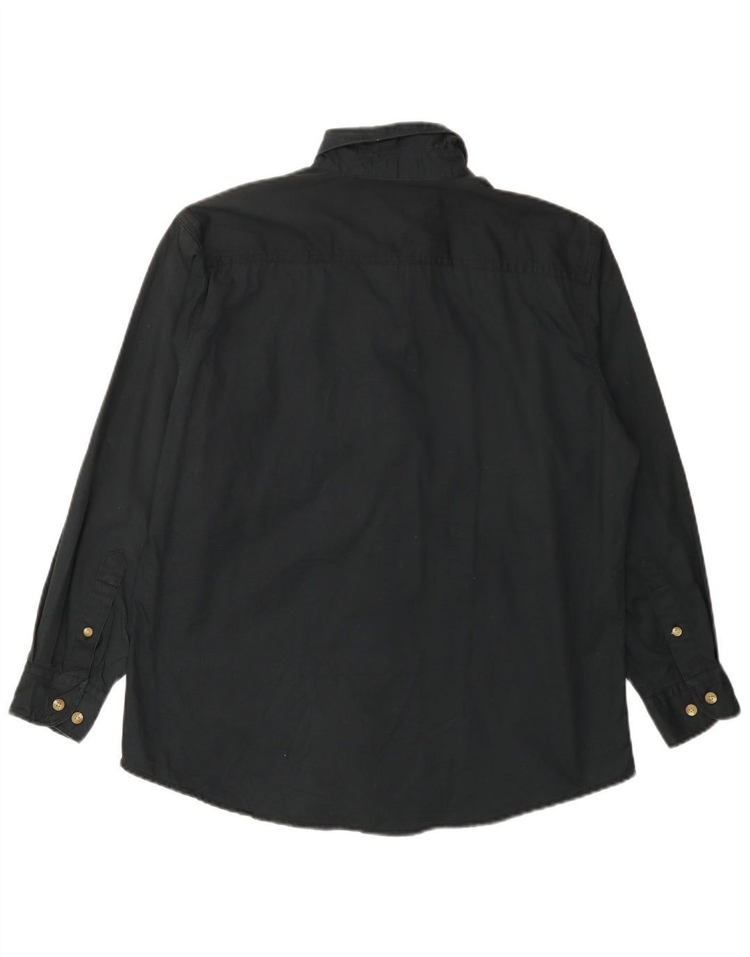 LEE Womens Oversized Shirt UK 14 Medium Black Cotton