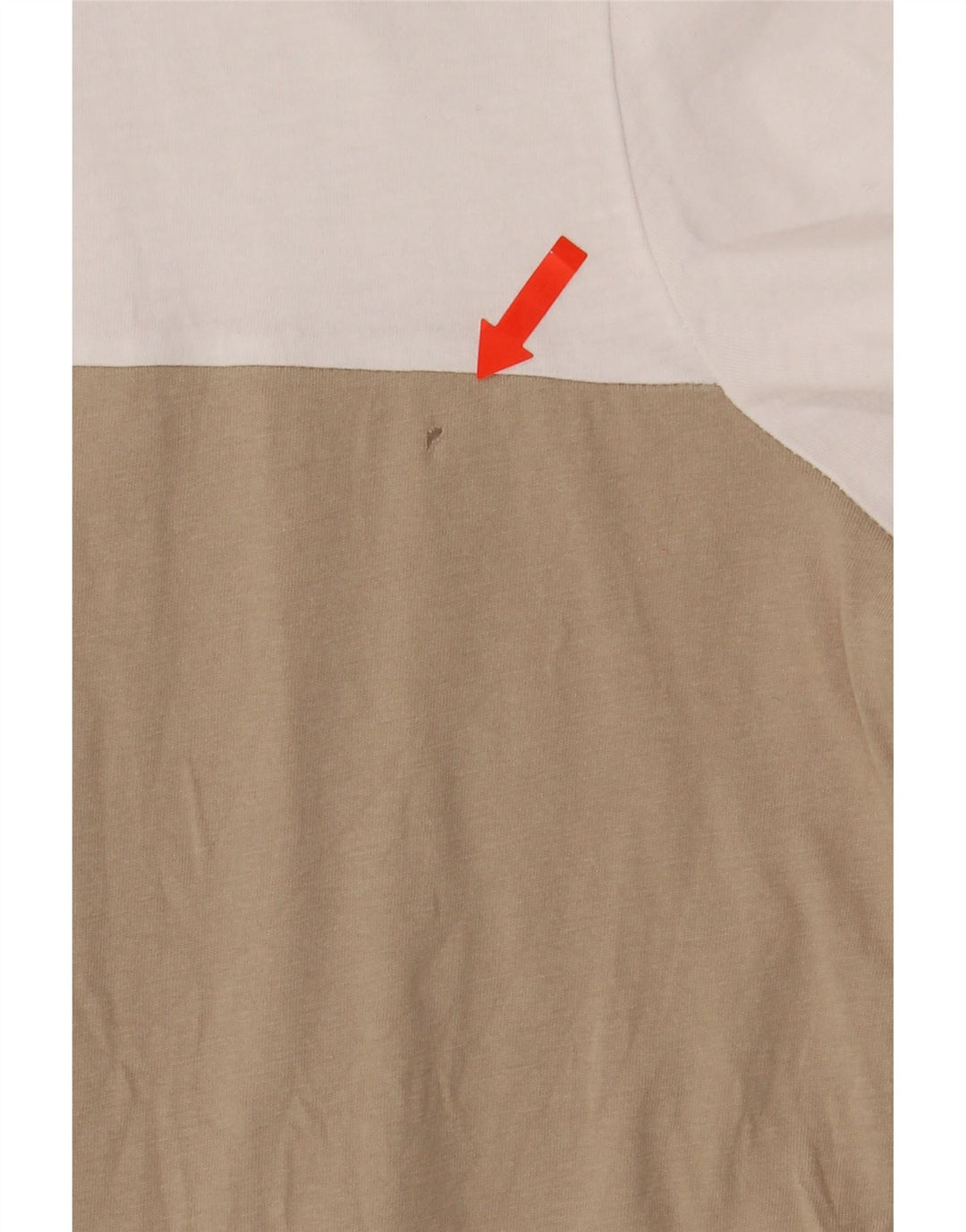 Champion Herre T-Shirt Top Stor Hvid Colourblock