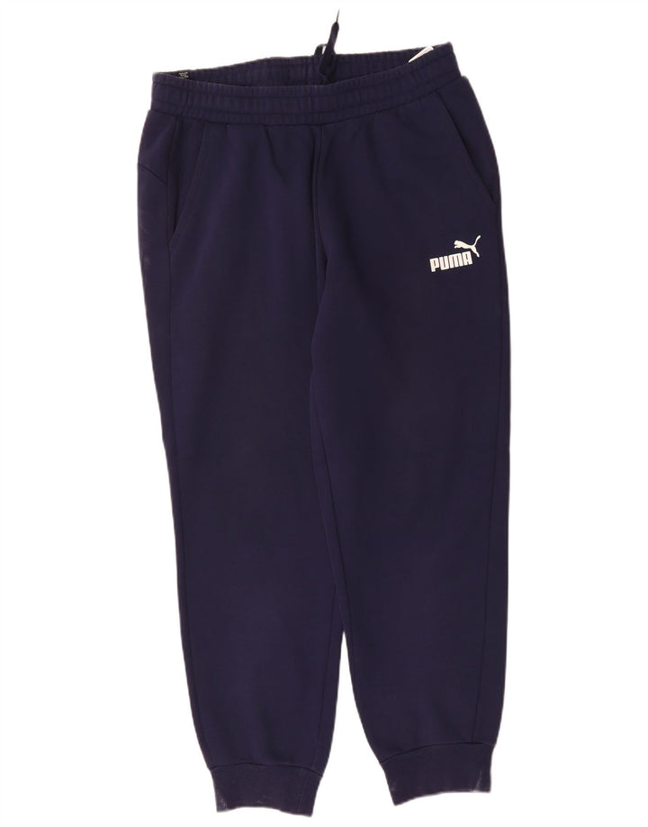 PUMA Mens Tracksuit Trousers Joggers Large Navy Blue