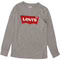 LEVI'S Boys Graphic Top Long Sleeve 10-11 Years Medium  Grey Vintage Levi's and Second-Hand Levi's from Messina Hembry 