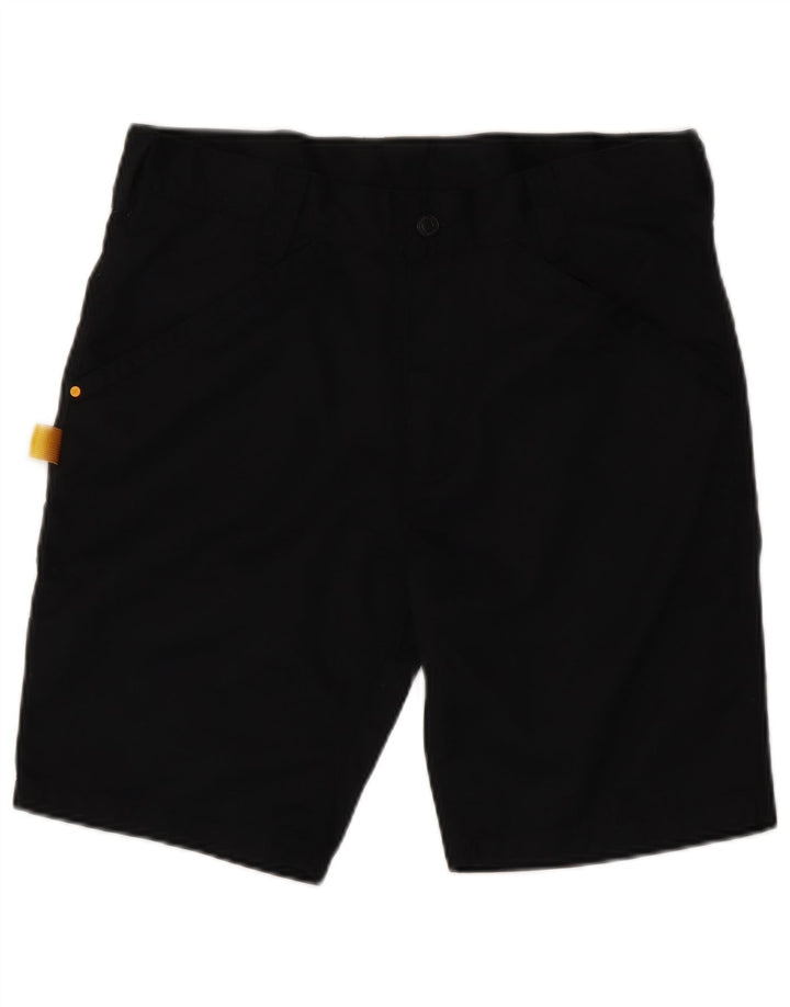 Pantaloncini cargo da lavoro da uomo CATERPILLAR W34 Large in poliestere nero